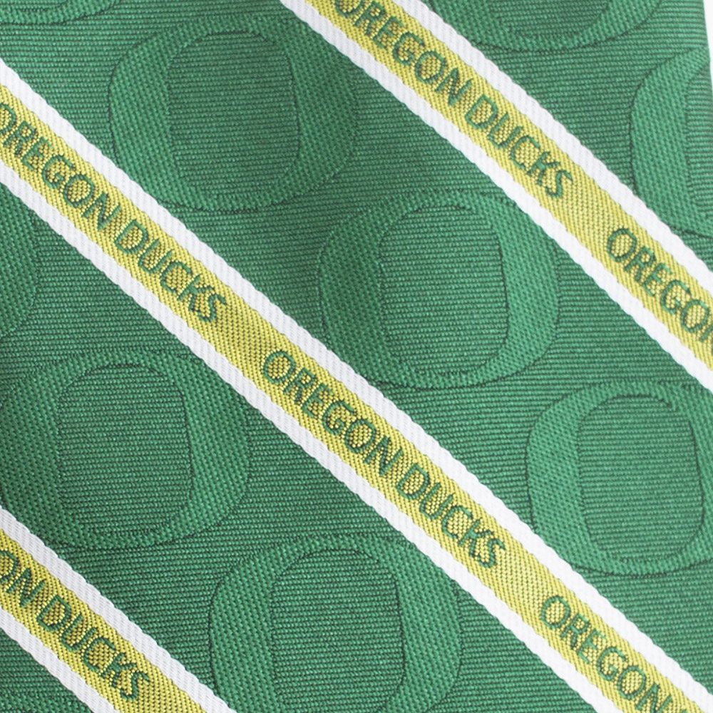 Classic Oregon O logo, Oregon Ducks, Donegal Bay, Neck Tie